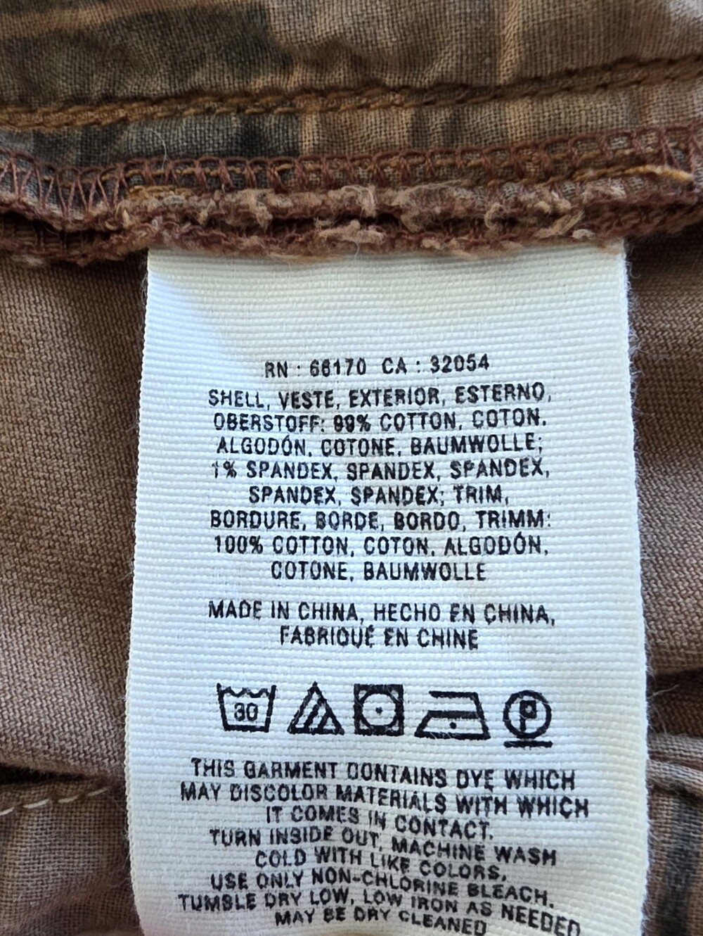 Pilcro and the Letterpress Embroidered Brown/Tan Cotton Shorts Size 28' - Picture 4 of 14